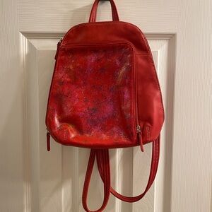 Tignanello Red Women's Backpack